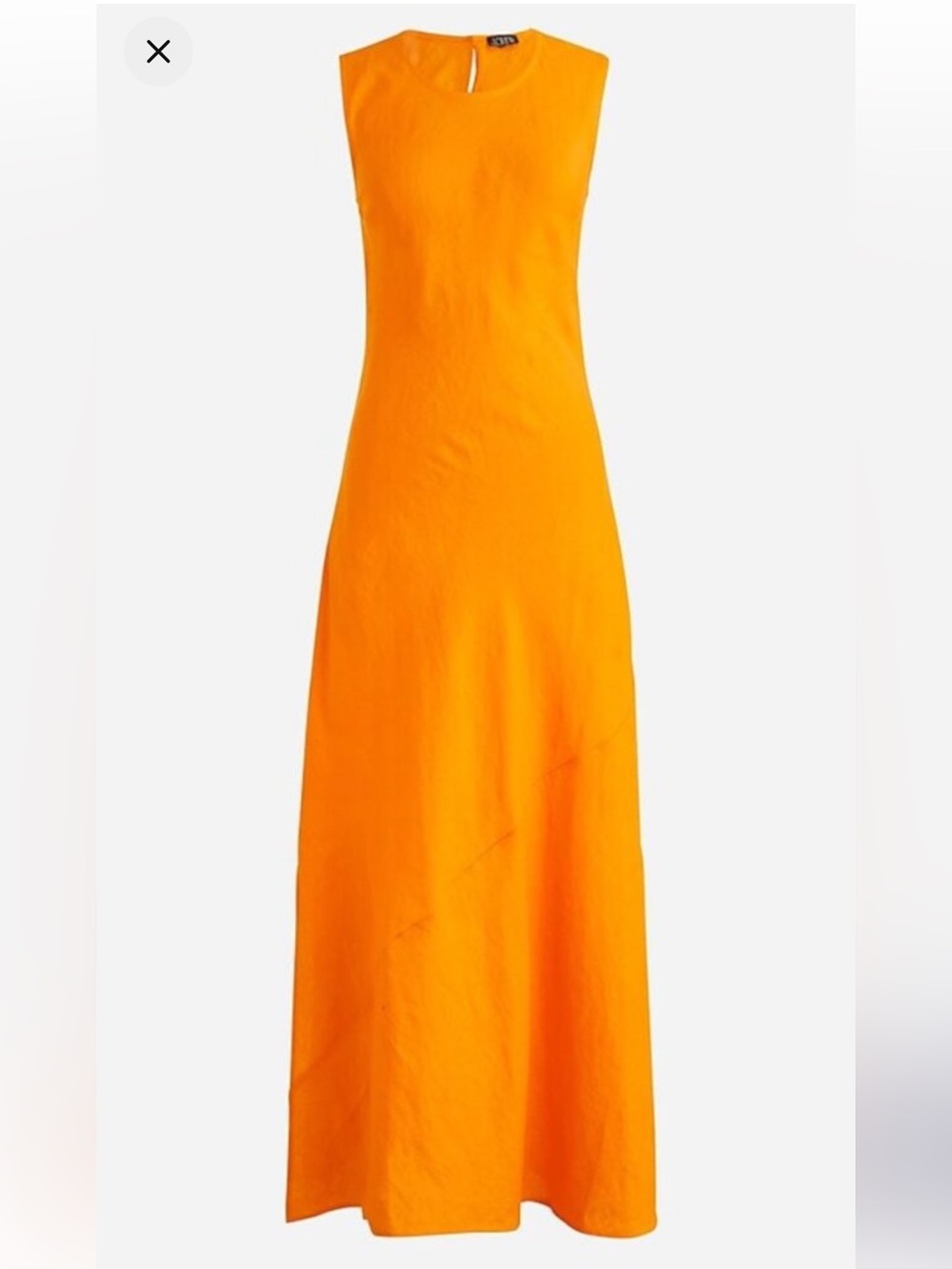 J.Crew 100% Linen Carolyn Dress in Apricot. Excellent EUC condition size L